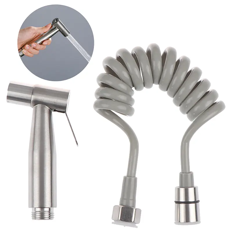 Toilet Bidet Spray Stainless Steel Handheld Bathroom Sprayer Shower Head