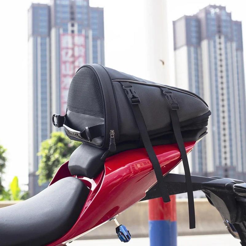 Product Introduction of Motorcycle Backpack Large Capacity Motorbike Tail Bag Wear Resistant Waterproof Rear Motorcycle Suitcase for Electric Biker Bag 16