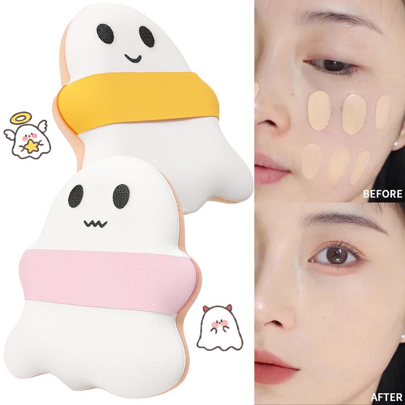 Product Introduction of 1Pc Soft Cartoon Cute Mini Powder Puff Suitable for Applying Foundation Concealer Powder Puff Wet and Dry Sponge Makeup Puff 16
