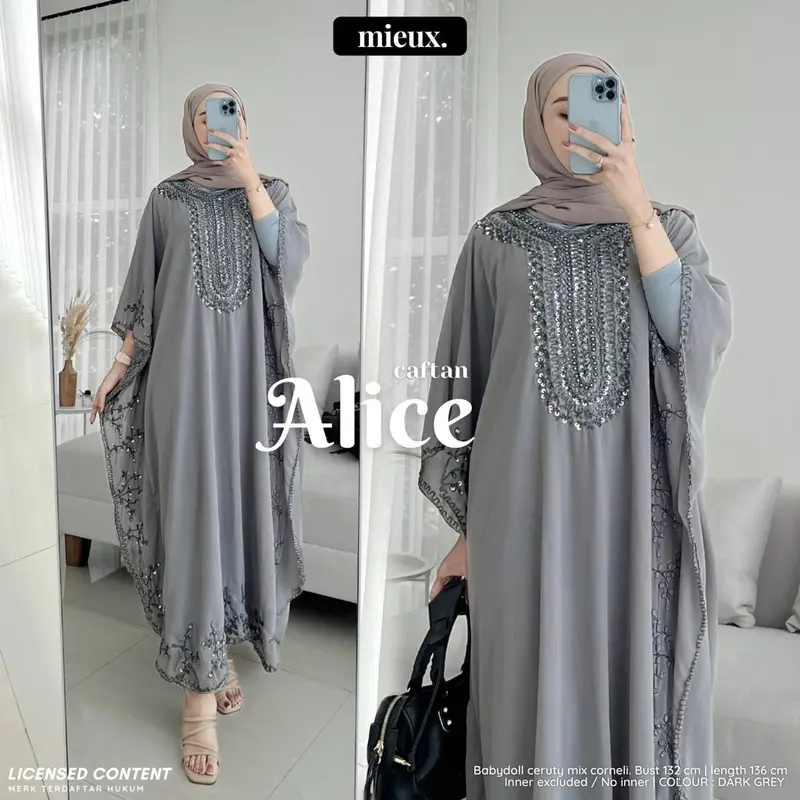 Ashira | Gamis Kaftan Lebaran Kaptan Sultan  Ceruty  Viral Ala Selebgram Terbaru 2024 Gamis Kaftan Lebaran Kaptan Wanita Jumbo Bordir Mewah Elegan Kekinian Baju Pesta Mewah Kondangan 3