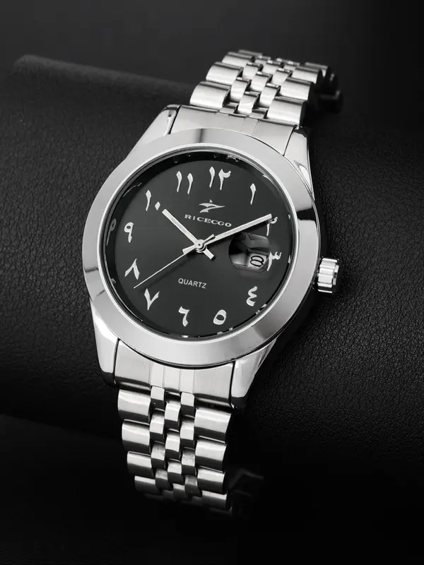 Men's Business Round Dial Analog Quartz Watch, with Box, Fashion Watch for Party, Daily Clothing Decor, Trendy All-match & Exquisite Watch for Birthday Gift 3