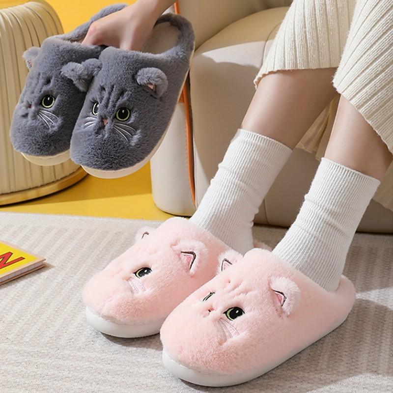 Product Introduction of Dép Bông, Hàng Mới Về Cho Mùa Thu Và Mùa Đông, Dành Cho Nam Và Nữ, Thiết Kế Mèo Con Hoạt Hình, Dép Nhồi Bông Trong Nhà, Thích Hợp Cho Các Cặp Đôi, Sử Dụng Tại Nhà, Giữ Nhiệt 17