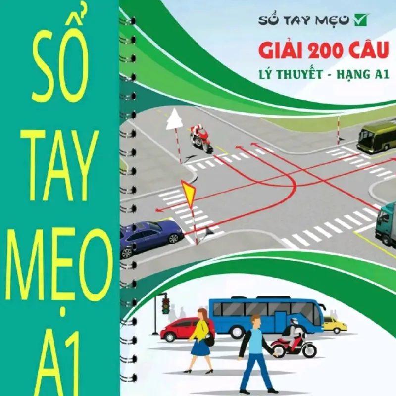 Sổ tay học mẹo 200 câu A1 .Dụng cụ học tập hữu ích 0