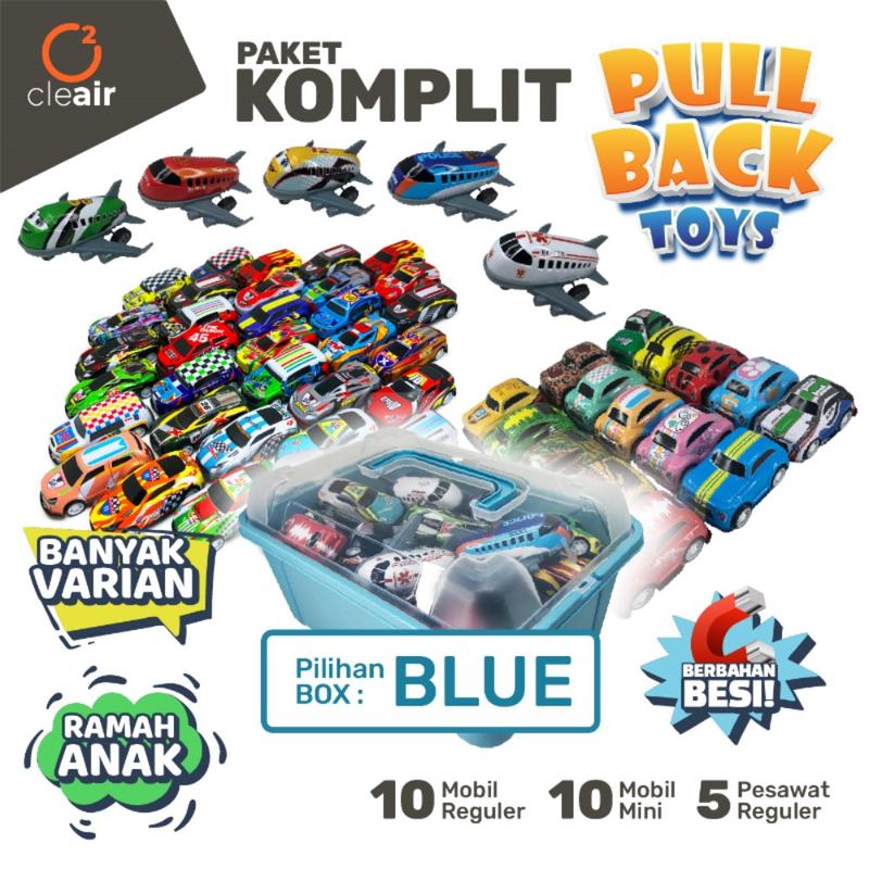 PAKET KOMPLIT 25Pcs Metal Pullback Toys Mobil mini Pullback Pesawat Pullback MIX 0