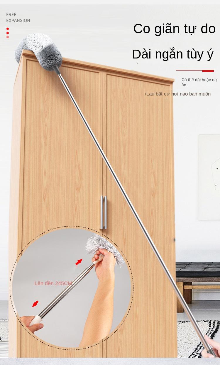 Product Introduction of Chổi Quét Bụi, Chổi Quét Lông Vũ Có Thể Thu Vào Bàn Chải Quét Bụi Có Thể Thu Vào Thích Hợp Sử Dụng Trong Gia Đình, Chổi Quét Bụi Tĩnh Điện chổi  lông gà 2