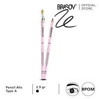 Gambar BRASOV Pensil Alis Type A + SERUTAN 2.9 GRAM Eyebrow Pencil Original Sharpener Rautan Ori Viva - Coklat dari BRASOV Indonesia Kota Administrasi Jakarta Barat 1 Tokopedia