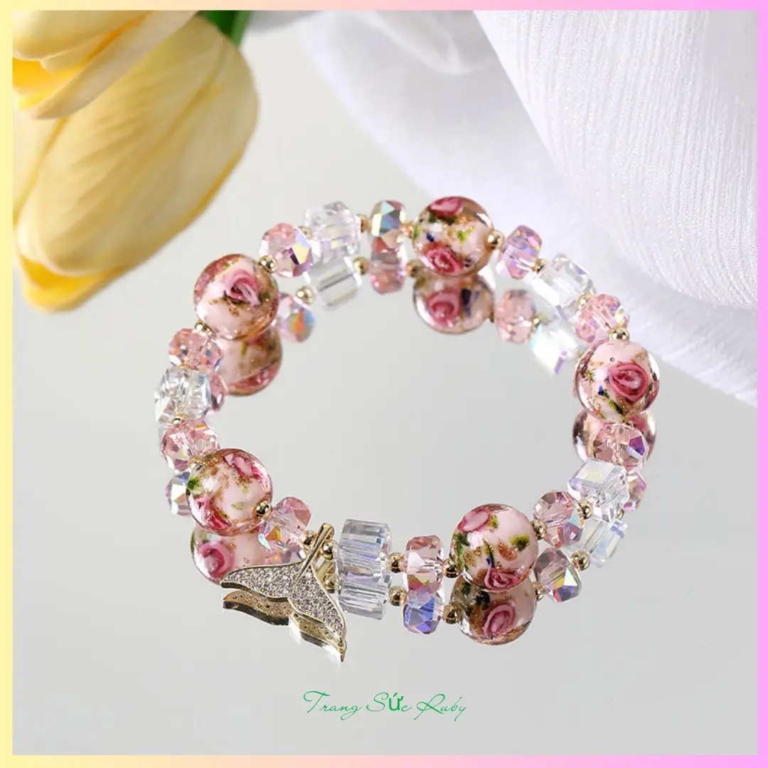 Vòng tay đuôi cá dành cho nữ cao cấp sang trọng Trang Sức Ruby