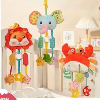 Đồ chơi treo nôi chuông gió leng keng treo cũi treo xe ô tô xe đẩy cho bé