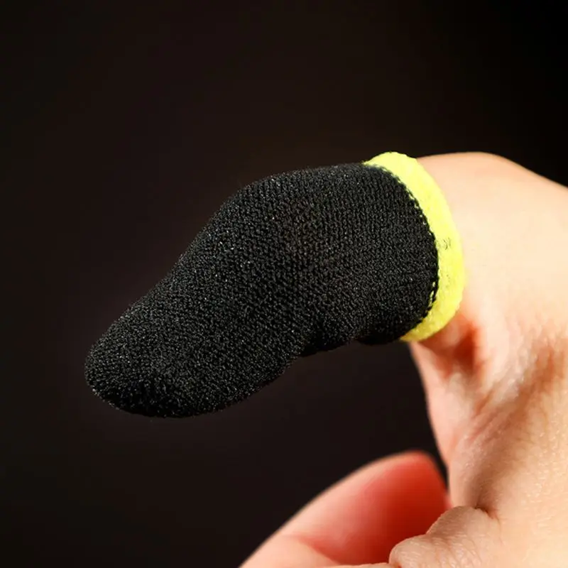 Tay Áo Ngón Tay Sợi Carbon, Xinyaa, Chống Trượt, Thoáng Khí, Găng Tay Chơi Game Cho Điện Thoại Di Động / Máy Tính Bảng Android / iOS, 1 Đôi