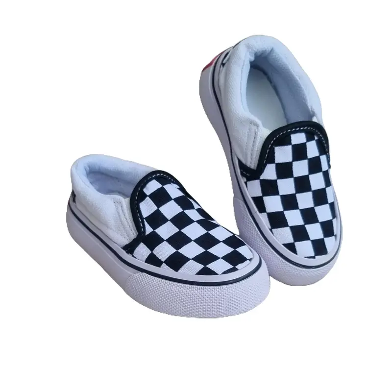 Sepatu Anak Bayi Laki-laki Perempuan Slip On Catur Cream Size 16-20 4