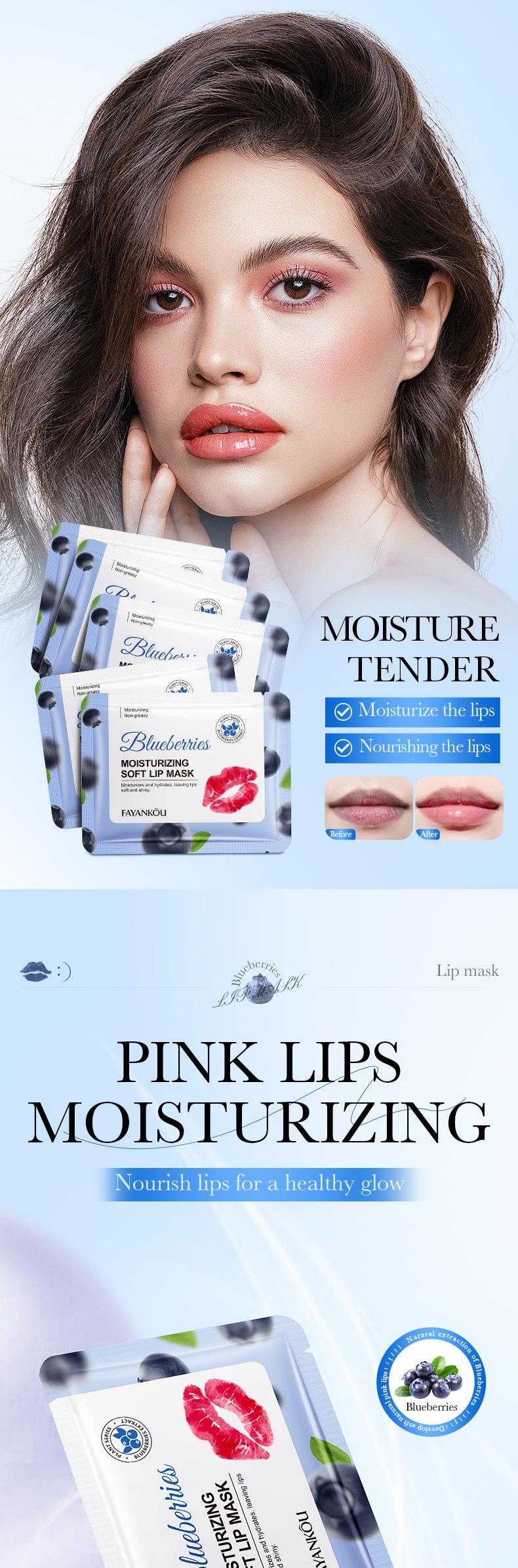 Product Introduction of Mặt Nạ Ngủ Dưỡng Ẩm Cho Môi Việt Quất Mặt Nạ Môi Dạng Thạch Cải Thiện Đường Viền Môi Skincare 0