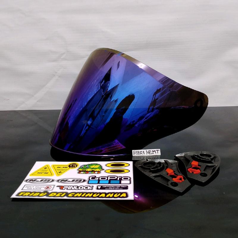 Kaca Visor Njs Kronoz Pnp Free stiker 5
