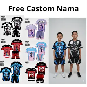 Free Name Stelan Anak Jersey Unisex Oversize Roblox 22 Terbaru (Bisa Castom Nama) One Set Free Name Setelan Outdoor Sport Dryfit