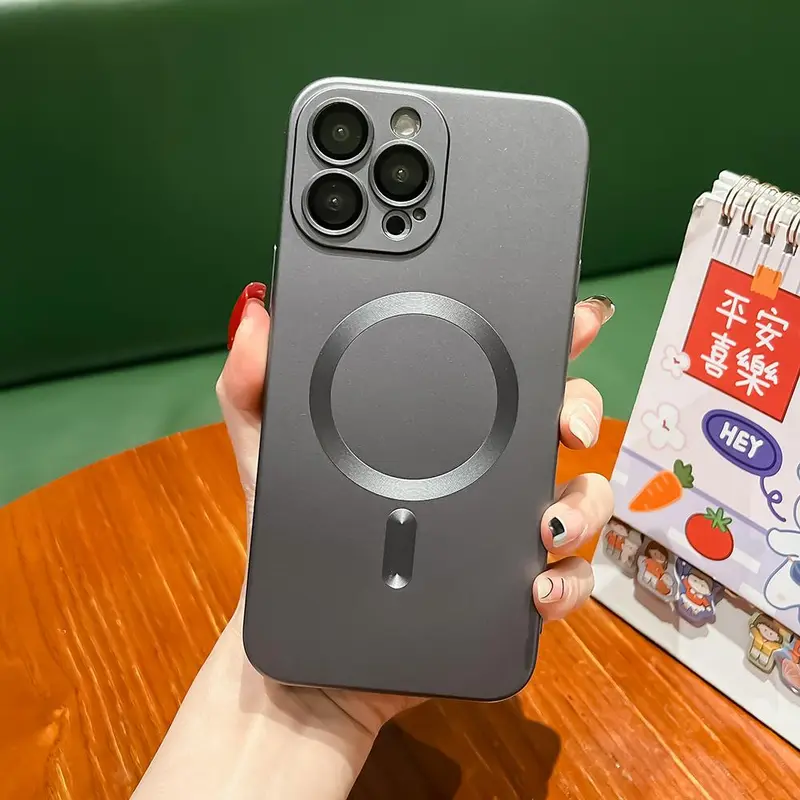 Ốp Sạc Không Dây Từ Tính, Dành Cho iPhone 15 14 13 12 11 Pro XS Max XR X 8 Plus SE 2022 2020, Ốp TPU Mềm 7