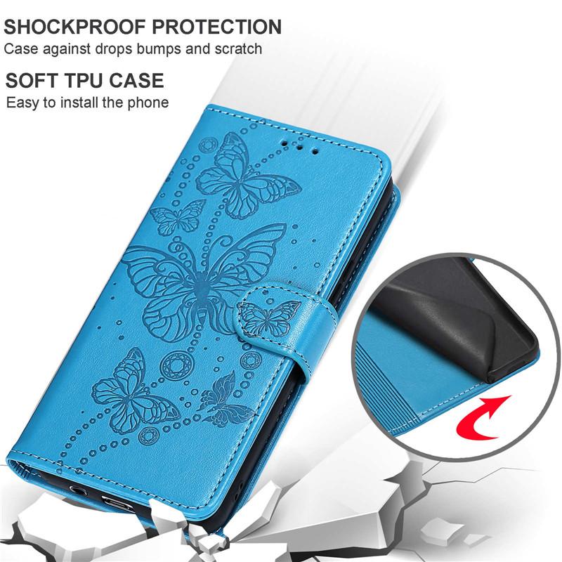 Product Introduction of Leather Case For Samsung Galaxy A24 4G Shockproof Cases Wallet Flip Cover For Sam  A14 4G A34 A54 5G A245F 3D Pattern Etui Coque 19