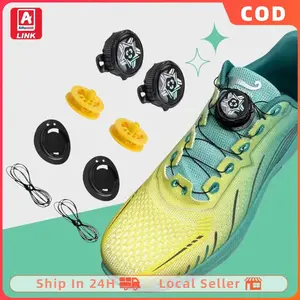 [Alfamidi LINK]2pcs Tali Sepatu Sesuaikan kekencangan tali sepatu secara bebas tali sepatu putar anak