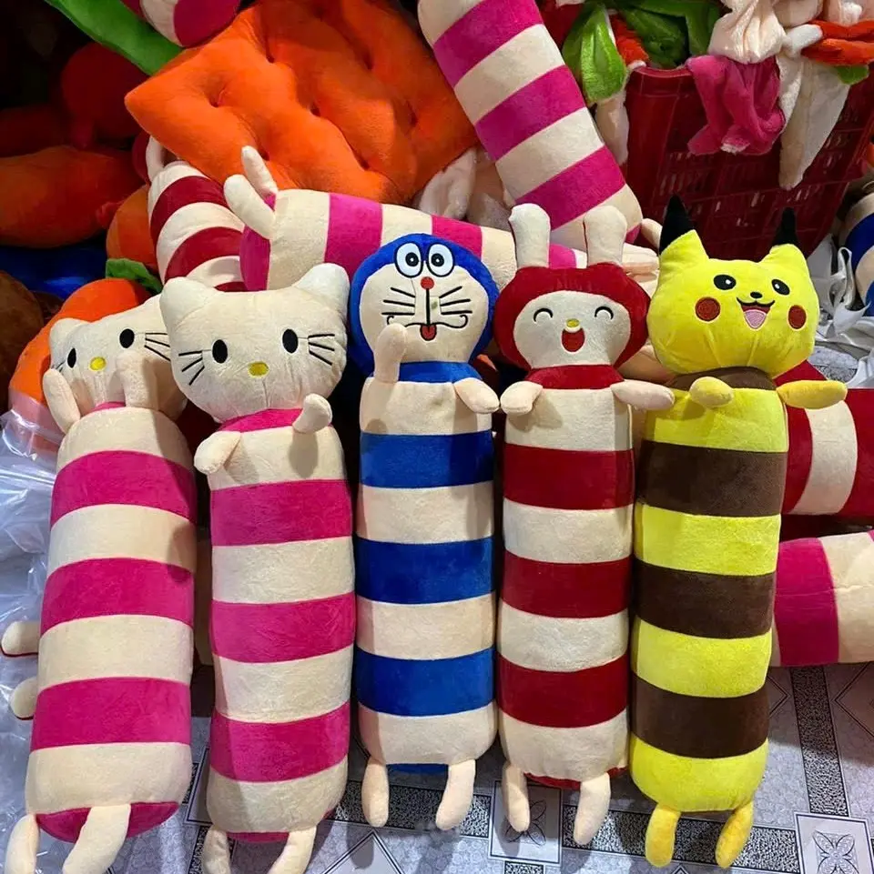 gấu bông hình thú ôm dài cho bé.60cm