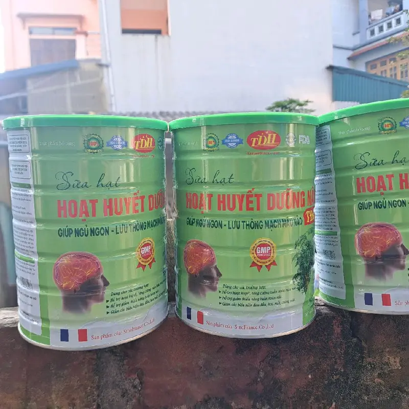 Sữa Hạt Hoạt Huyết Dưỡng Não hỗ trợ hoạt huyết , tăng cường tuần hoàn máu não giúp ngủ ngon hộp 900g 7