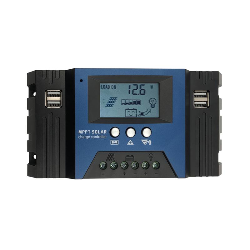 60A MPPT Solar Charge Controller 12/24V Auto Focus Solar Panel - TikTok ...
