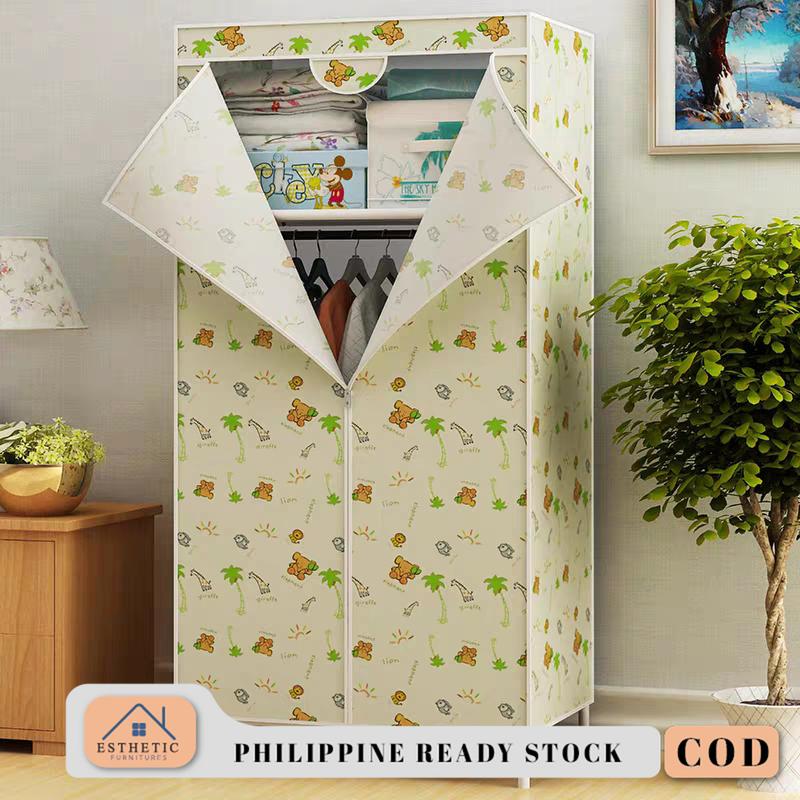 Tủ quần áo thời trang Tủ quần áo vải 3D Tiết kiệm không gian cho quần áo Tủ quần áo thông minh hiện đại Tủ quần áo phong cách hiện đại Thiết kế đa năng tiện lợi