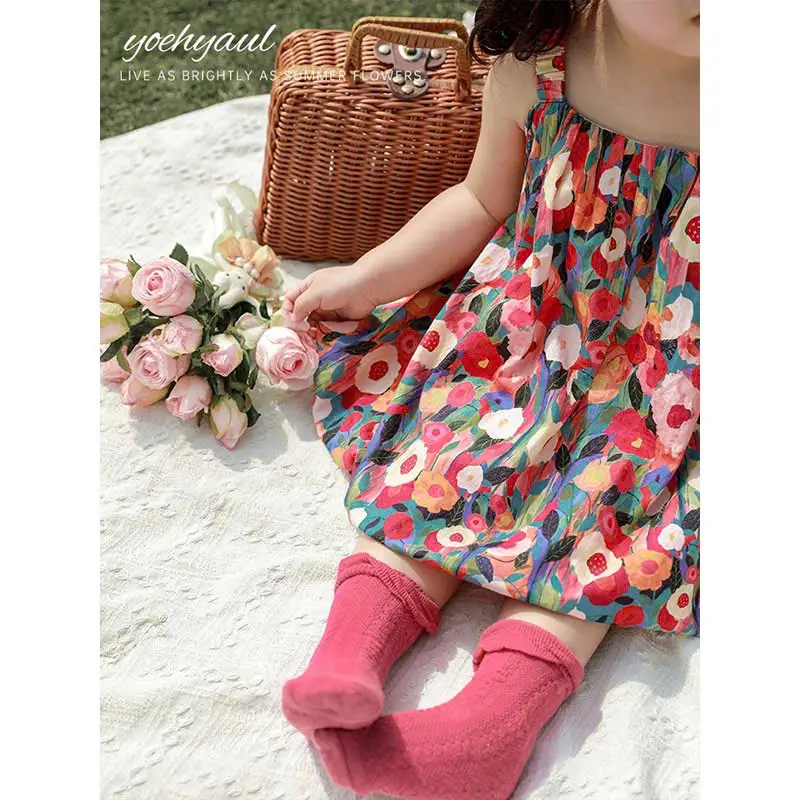 Tina.Kids-Váy hoa mùa hè QCCC màu sắc nổi bật cho gái yêu 3