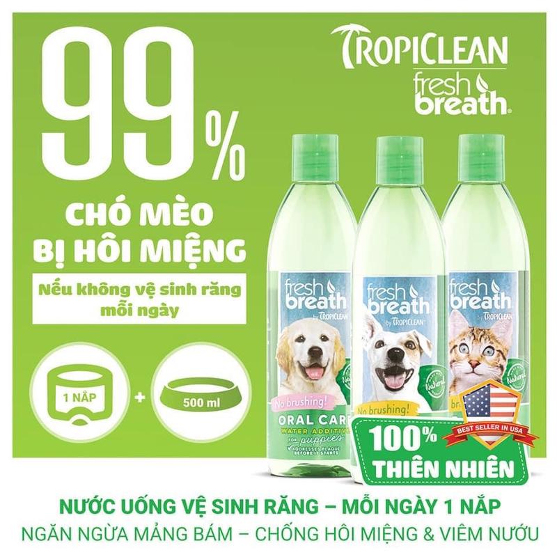 Nước uống thơm miệng Tropiclean