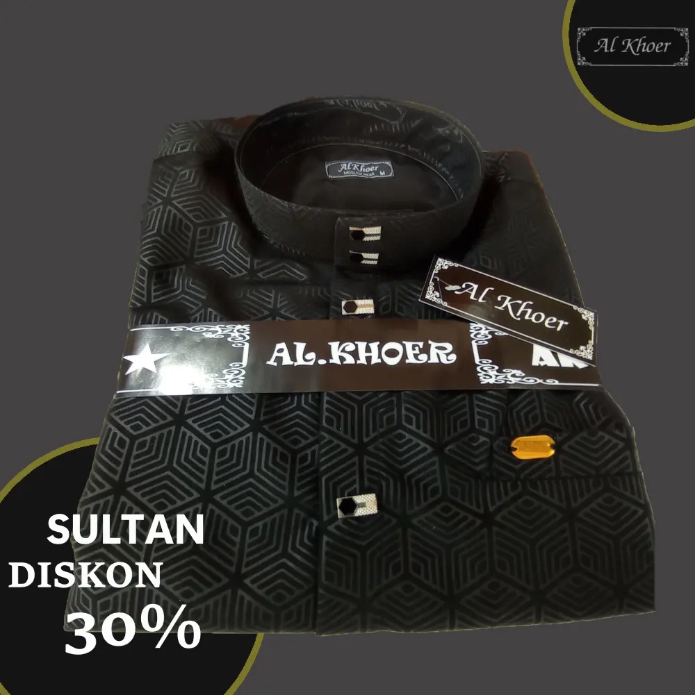 PART 1!!! kemeja sultan hitam pria dewasa lengan panjang kancing jepret Abu Biru