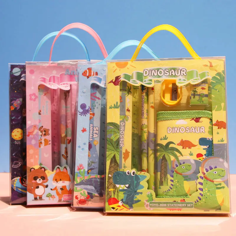 KP126 - SET STATIONERY ANAK ALAT TULIS 6 IN 1 ALAT TULIS SEKOLAH PERLENGKAPAN SEKOLAH SET ALAT TULIS PERALATAN SEKOLAH LENGKAP Peralatan 5
