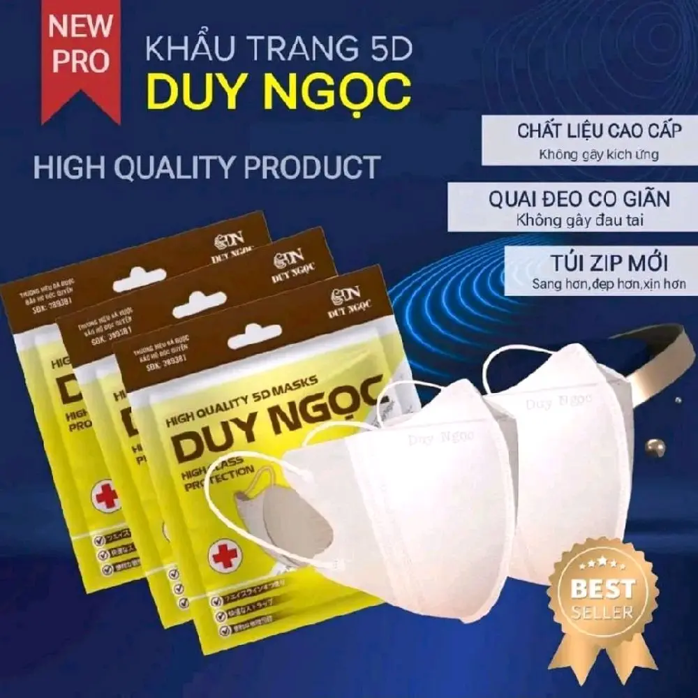 combo 500 chiếc khẩu trang Duy Ngọc chống nắng,chống bụi
