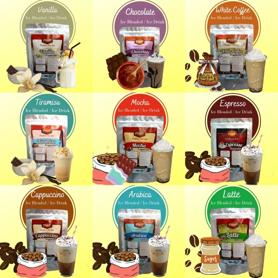 500G - Serbuk Untuk Ice Blended Powder , Minuman Ais, Air Balang  , Ais Malaysia, Ice Drink