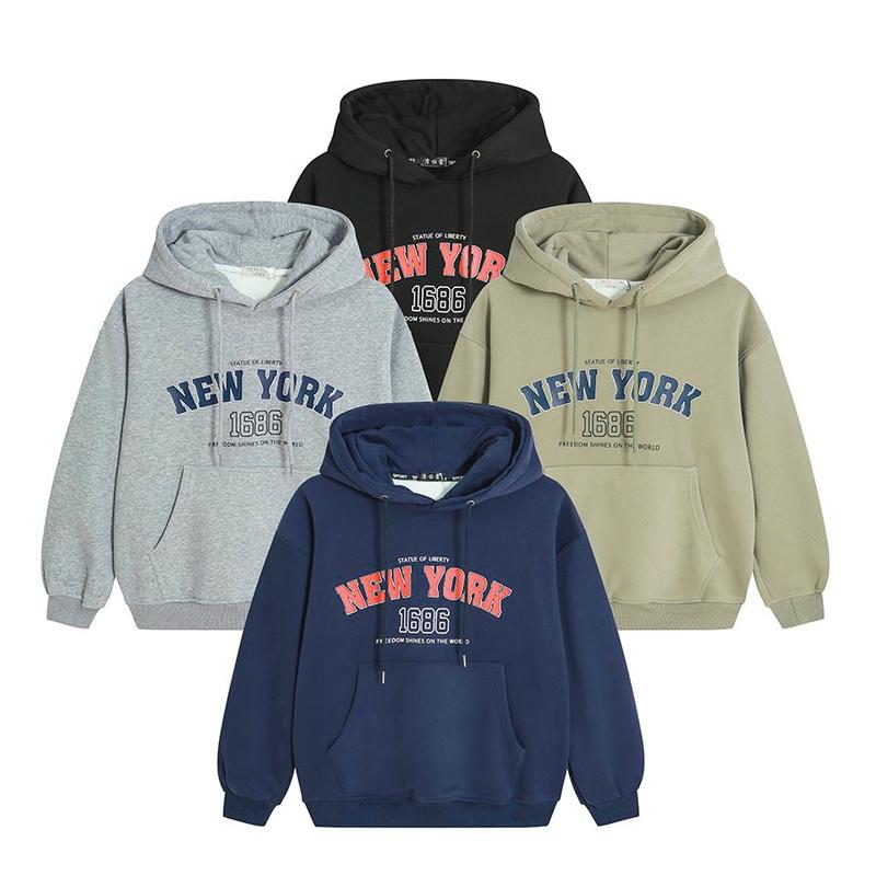 Áo  hoodie nam nữ  lót  lông  cáo Inter style 2