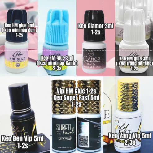 Keo Nối Mi Siêu Bền - Keo Glamor - Keo Hà Mee - Keo 3g ,5g -Tốc độ keo 0.5-3s - keo nối mi siêu bền-keo nối mi không cay - Keo nối mi siêu bền