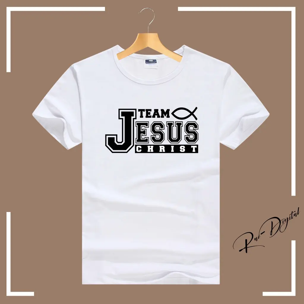 Áo Thun Nghệ Thuật Họa Tiết Christian, Unisex, Đội Chúa Jesus Christ