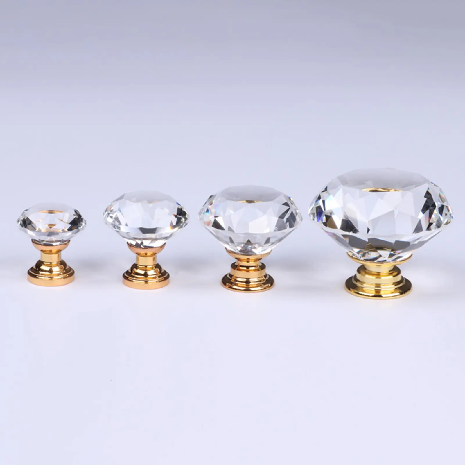 Núm tủ20/25/30/ 40mm, hình kim cương, chống mài mòn, ứng dụng rộng rãi, thời trang, tinh tế, bền, kéo ngăn kéo, trang trí đồ nội thất