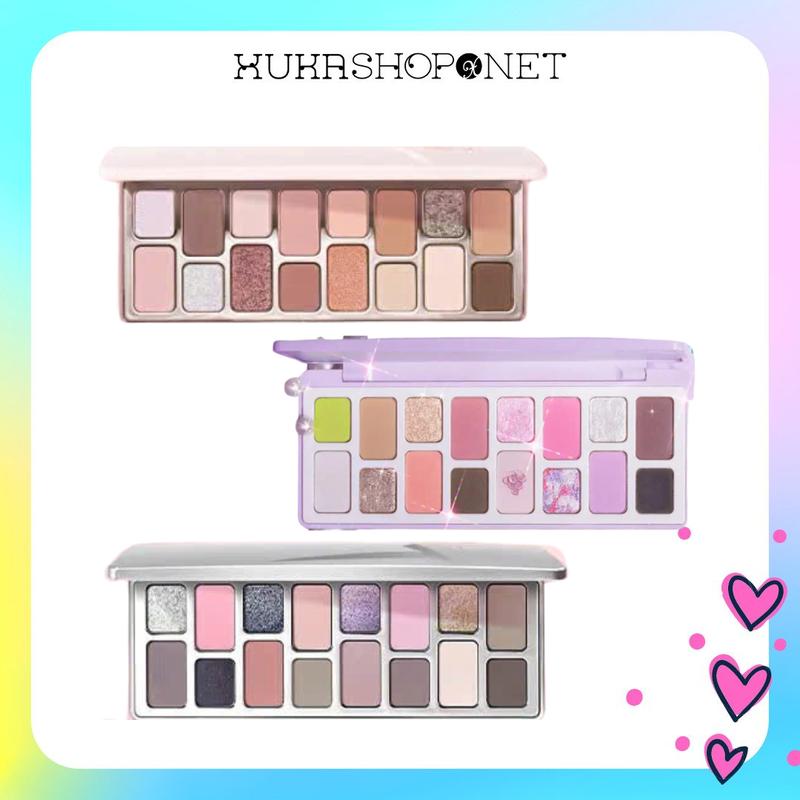 Bảng mắt Qianyan Natural Color Starring 16 ô màu lung linh có ánh nhũ lấp lánh