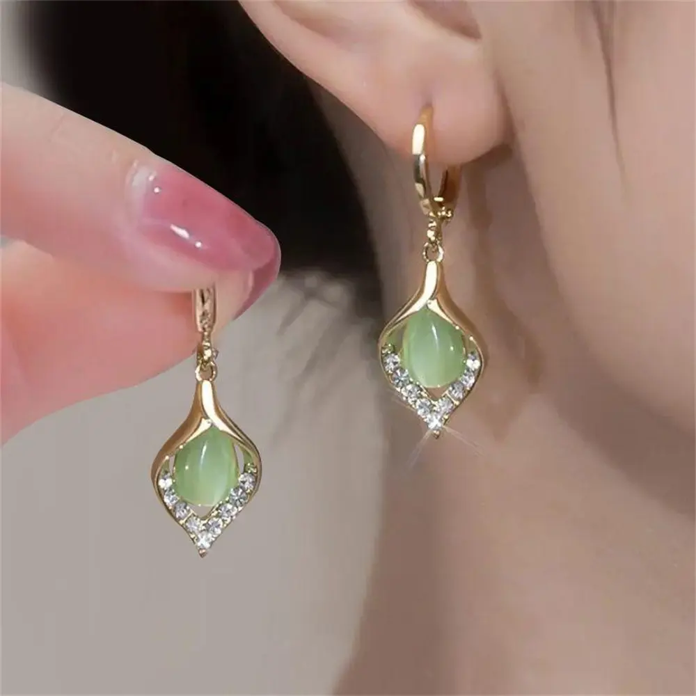 Mắt Thiên Thần Hoa tai, Mới Về Thanh Lịch Và Độc Đáo, Làm Bằng Opal, Phong Cách Hàn Quốc Hoa tai, Dành Cho Phụ Nữ Và Trẻ Em Gái