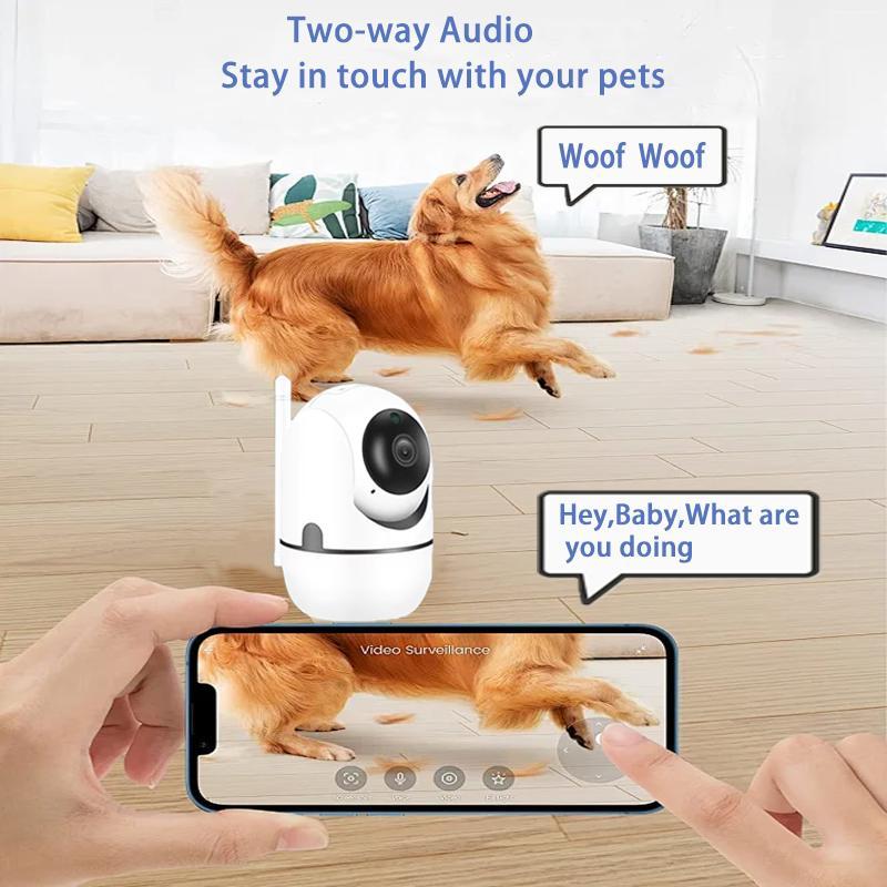 Product Introduction of Wireless Security Camera, Night-Vision Security Camera, Two-way Audio Camera, Mobile APP Control Camera, Perfect for Home Security & Surveillance 4