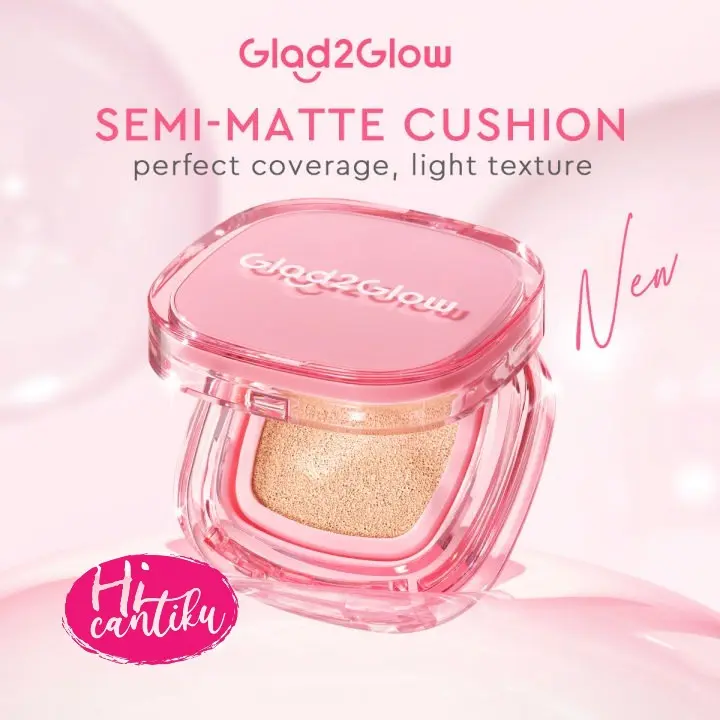 Glad2Glow Perfect Cover Cushion Oil-Control matte Waterproof