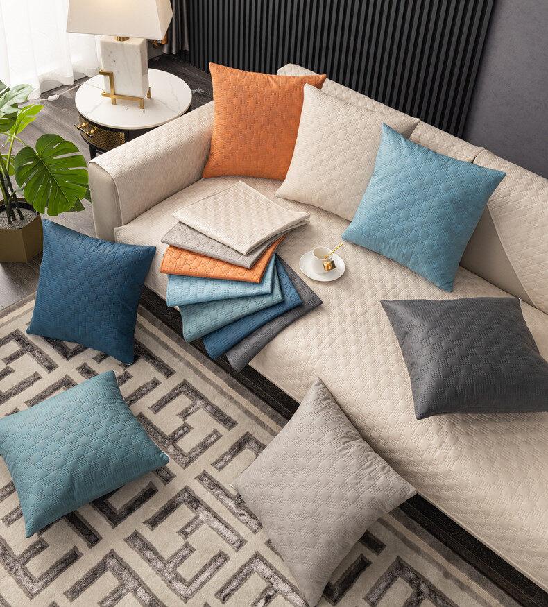 Product Introduction of Embossed Waterproof Sofa Cover Quilted High Tech Leather Feeling Woven Cotton Sofa Blanket Anti Scratch Non-Slip Sofa Dust Proof Cover No Stick of Hair 3