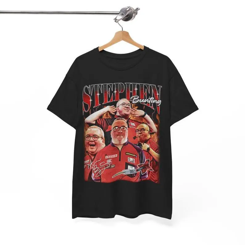 Vintage Stephen Bunting Unisex T-Shirt, Stephen Bunting Fan Graphic Shirt, Championship Sports Tee Top, Darts Player Merch, Gift for Him & Her Cotton Fabric