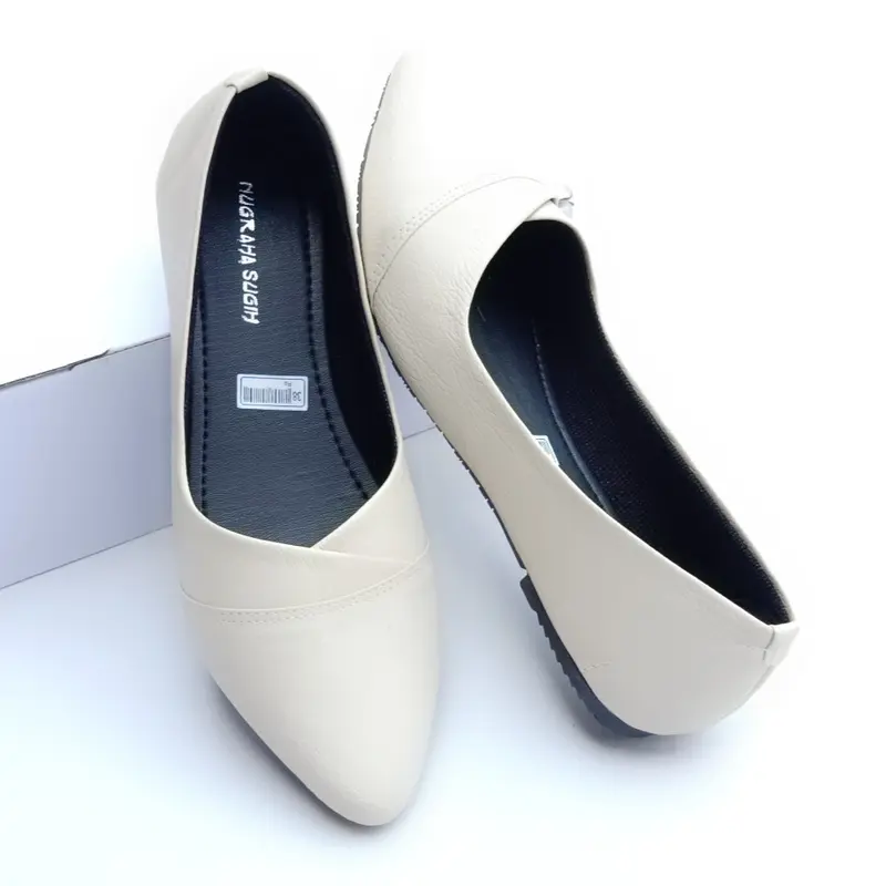 FlatShoes Sepatu Wanita Flat Shoes Slip On Nyaman Elegan untuk Kerja Kantor Formal by Nugraha Sugih H07 3
