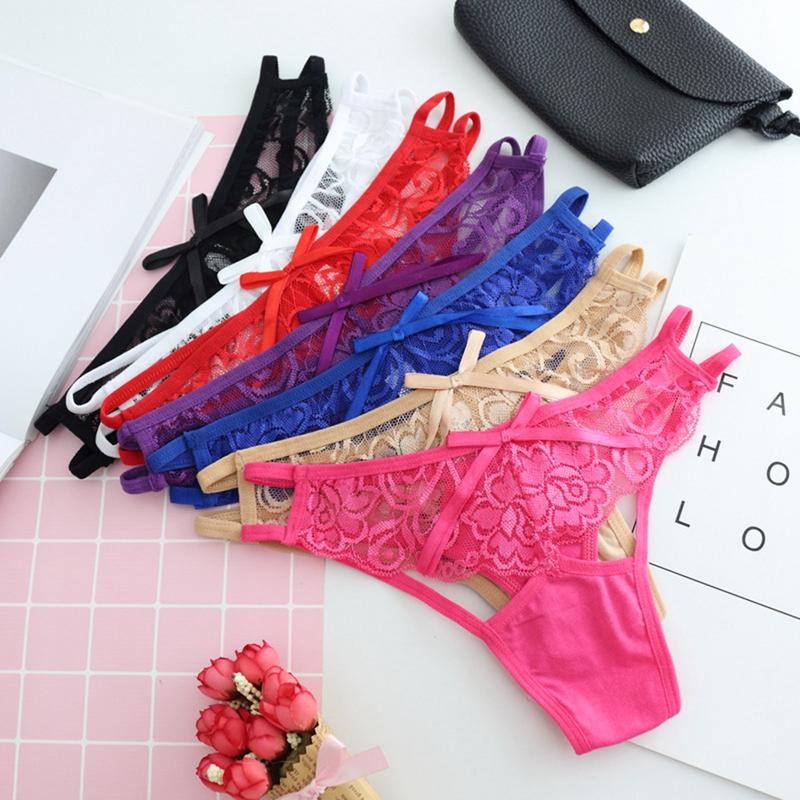 Product Introduction of Đồ Lót Ren, Lãng Mạn Và Gợi Cảm, Dành Cho Phụ Nữ, Quần Lót khoét Dây Sex, Quần Lót Trong Suốt, Không Đường May, Đồ Lót Nữ Women 5