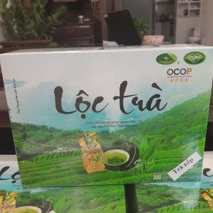 Lộc Trà hương lá nếp Thái Nguyên Cao Cấp - Combo 5 hộp (Hộp 200gr gồm 20 gói nhỏ hút chân không)