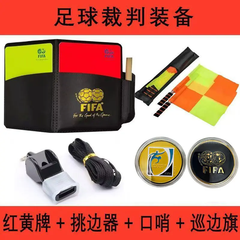 Thẻ Trọng Tài Bóng Đá, Bộ Thẻ Vàng Và Đỏ, Kèm Bút, Cắt Cạnh Thẻ Vàng Và Đỏ, Cờ Tập Luyện, Bộ Còi, Thiết Bị Bóng Đá Hoàn Chỉnh, Phát Hành Năm 2024