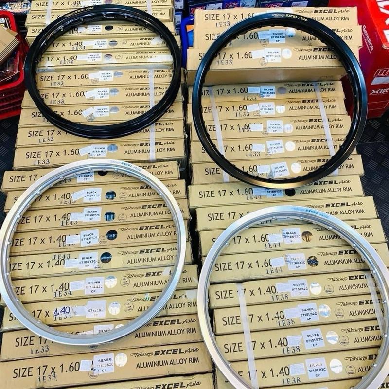 Niềng Excel Malaysia - 1.4 1.6 màu đen bạc - lắp đặt mọi loại xe phụ kiện Phụ Tùng