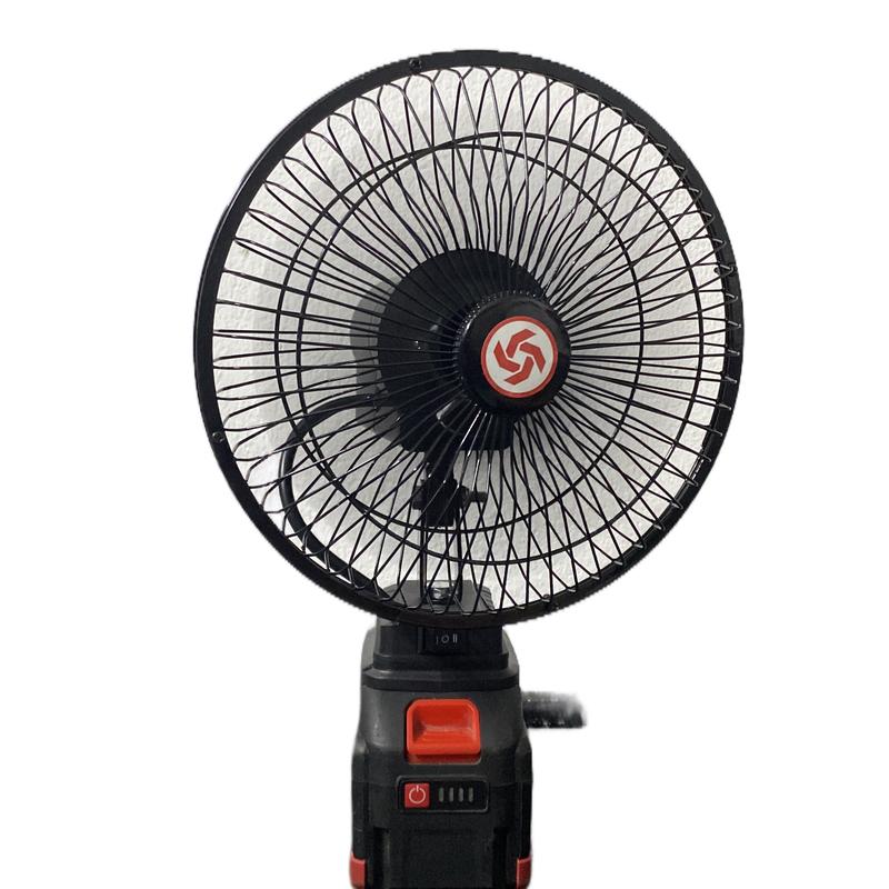 Quạt Pin 2 Tốc Độ Gió Có Chỉnh Tốc, Tốc Năng Xoay - Cánh Quạt 20cm, Lồng Quạt 22cm - Bảo Hành 6 Tháng QuạT Fan quạt tích điện pin trâu quat