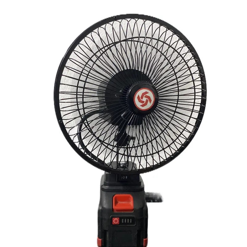 Quạt Pin 2 Tốc Độ Gió Có Chỉnh Tốc, Tốc Năng Xoay - Cánh Quạt 20cm, Lồng Quạt 22cm - Bảo Hành 6 Tháng QuạT Fan quạt tích điện pin trâu quat 0
