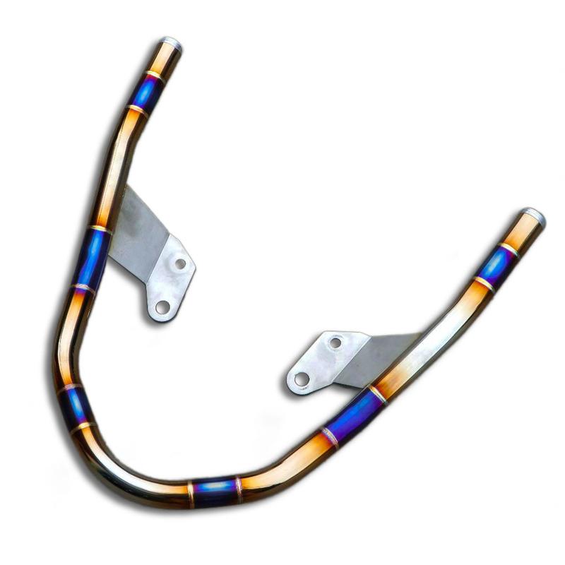 Cảng sau Inox 304 Tay Xách Đô xe Sirius, Wave 100, Wave 110, Wave 50cc  - Đầu chụp nhôm CNC - phụ tùng phụ kiện độ xe sirius  độ kiểng Cao Su cảng  titan sirius  titan cảng cảng  titan