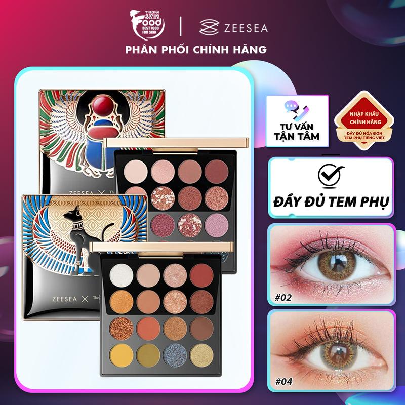 Bảng Phấn Mắt 16 Ô Zeesea Fireworks 16 Colors Eye Shadow Trang Điểm Mỹ Phẩm Eyeshadow Women