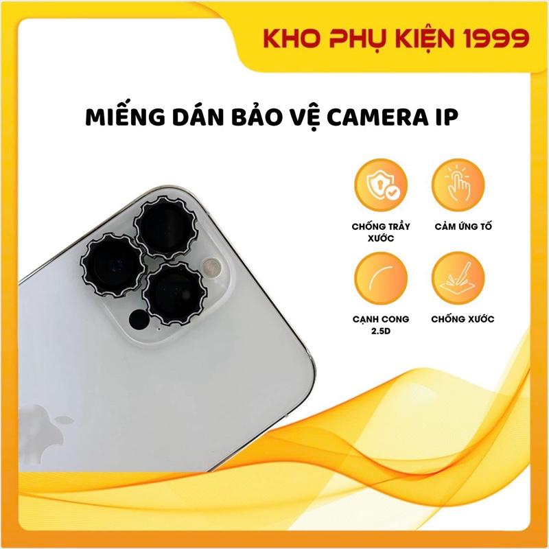 Miếng Dán Bảo Vệ Camera iP 15 14 13 12 Pro Max 13mini 12mini 15plus 14plus - Bánh Răng Mới Case Ốp bảo  vệ